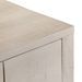 Table console blanc 110x35x75 cm bois de manguier solide - Photo n°6