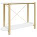 Table console Blanc 110x38x75 cm Bois d'ingénierie - Photo n°2