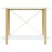 Table console Blanc 110x38x75 cm Bois d'ingénierie - Photo n°5