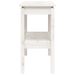 Table console Blanc 110x40x75 cm Bois de pin solide - Photo n°5