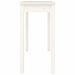 Table console Blanc 110x40x75 cm Bois massif de pin - Photo n°6