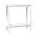 Table console Blanc 110x40x80 cm Bois massif de pin - Photo n°2