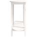 Table console Blanc 110x40x80 cm Bois massif de pin - Photo n°6