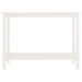 Table console Blanc 110x40x80 cm Bois massif de pin - Photo n°3