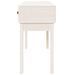 Table console Blanc 114x40x75 cm Bois massif de pin - Photo n°5