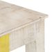 Table console Blanc 115x35x77 cm Bois de manguier brut - Photo n°4