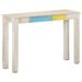 Table console Blanc 115x35x77 cm Bois de manguier brut - Photo n°7