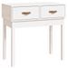 Table console Blanc 76,5x40x75 cm Bois massif de pin - Photo n°2