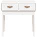 Table console Blanc 76,5x40x75 cm Bois massif de pin - Photo n°3