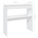 Table console Blanc 80x30x80 cm - Photo n°6
