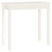 Table console Blanc 80x40x75 cm Bois massif de pin - Photo n°2