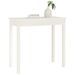 Table console Blanc 80x40x75 cm Bois massif de pin - Photo n°4