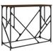 Table console chêne marron 100x40x80 cm bois d'ingénierie - Photo n°1