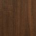 Table console chêne marron 160x30x75cm bois d'ingénierie et fer - Photo n°8
