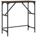 Table console chêne marron 75x32x75 cm bois d'ingénierie - Photo n°1