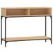 Table console chêne sonoma 100x30,5x75 cm bois d'ingénierie - Photo n°2