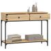 Table console chêne sonoma 100x34,5x75 cm bois d'ingénierie - Photo n°4