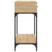 Table console chêne sonoma 100x34,5x75 cm bois d'ingénierie - Photo n°5