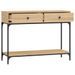 Table console chêne sonoma 100x34,5x75 cm bois d'ingénierie - Photo n°8