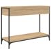 Table console chêne sonoma 100x34,5x75 cm bois d'ingénierie - Photo n°8