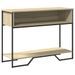 Table console chêne sonoma 100x35x74,5 cm bois d'ingénierie - Photo n°2