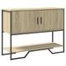 Table console chêne sonoma 100x35x74,5 cm bois d'ingénierie - Photo n°1