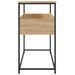 Table console chêne sonoma 100x40x75 cm bois d'ingénierie - Photo n°7