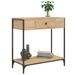 Table console chêne sonoma 75x34,5x75 cm bois d'ingénierie - Photo n°3