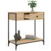 Table console chêne sonoma 75x34,5x75 cm bois d'ingénierie - Photo n°4