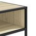 Table console chêne sonoma 90x35x80 cm bois d'ingénierie - Photo n°7