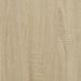 Table console chêne sonoma 90x35x80 cm bois d'ingénierie - Photo n°8