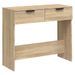 Table console Chêne sonoma 90x36x75 cm Bois d'ingénierie - Photo n°2