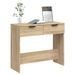 Table console Chêne sonoma 90x36x75 cm Bois d'ingénierie - Photo n°4