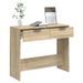 Table console Chêne sonoma 90x36x75 cm Bois d'ingénierie - Photo n°5