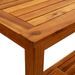 Table console de jardin 110x40x75 cm Bois d'acacia solide - Photo n°6