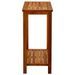 Table console de jardin 80x35x75 cm Bois d'acacia solide - Photo n°3