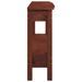 Table console et tiroirs Marron 110x30x75 cm Bois acajou massif - Photo n°5