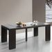 Table console extensible bois wengé 50 à 200 cm - 10 personnes - Photo n°4