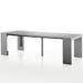 Table console extensible laqué gris 50 à 250 cm - 12 personnes Jade - Photo n°2