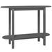 Table console Gris 110x40x80 cm Bois massif de pin - Photo n°1