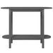 Table console Gris 110x40x80 cm Bois massif de pin - Photo n°5