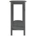 Table console Gris 110x40x80 cm Bois massif de pin - Photo n°6