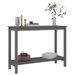 Table console Gris 110x40x80 cm Bois massif de pin - Photo n°6