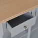 Table console Gris 120x30x76 cm MDF - Photo n°6