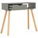 Table console Gris 80x30x72 cm Pin massif - Photo n°2
