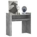 Table console gris béton 100x35x90 cm bois d'ingénierie - Photo n°1