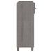 Table console HAMAR Gris clair 90x35x90 cm Bois massif de pin - Photo n°6