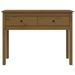 Table console Marron miel 100x35x75 cm Bois massif de pin - Photo n°6