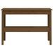 Table console Marron miel 110x40x75 cm Bois de pin solide - Photo n°4