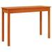 Table console marron miel 110x40x75 cm bois massif de pin - Photo n°2